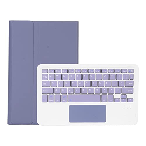 Lazmin112 Tablet-Tastaturhülle mit Abnehmbarer Tastatur, Stifthalter, Trackpad für Tab P11 Pro Gen 2, Pad Pro 2022 11,2 Zoll, Rundumschutz (Purple) von Lazmin112