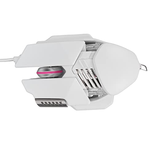 Lazmin112 USB-Kabelgebundene RGB-Gaming-Maus, Computer 1200/2400/3200/4800/6400/12800 DPI-Anpassung Ergonomische Leichte Programmiermäuse von Lazmin112