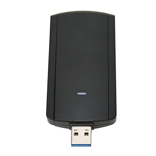 Lazmin112 USB-WLAN-Adapter, 1300 Mbit/s 2,4 GHz 5 GHz Dualband-Netzwerkempfänger mit 2 5 DBi-Antennen, Kabellose USB 3.0-Karte für Windows 11 10 8 8.1 7 für Vista XP von Lazmin112