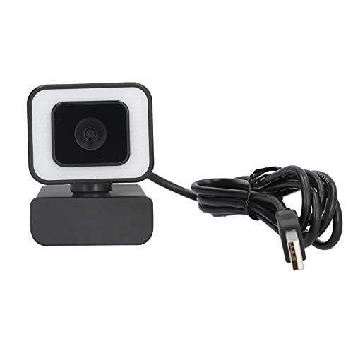 Lazmin112 USB-Webcam, 1080p 30fps HD 360 ° Rotations-Desktop-Kamera mit Mikrofon, Unterstützung für Vista für 2000 / XP / 7/8 / 10 32/64-Bit-System von Lazmin112