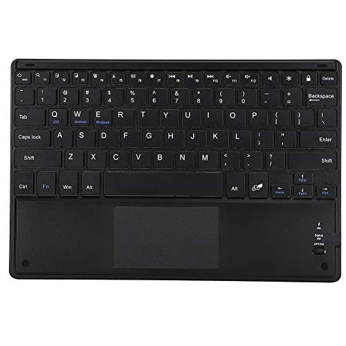 Lazmin112 Ultra-Slim Wireless -Tastatur, Universelle Tragbare Minitastatur mit Touchpad für -PC Phone Tablet Geeignet für Reisen von Lazmin112