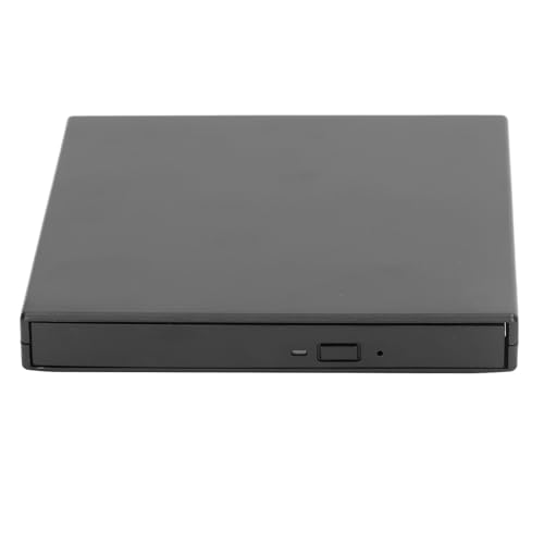 Lazmin112 Ultradünnes Externes USB 2.0-DVD-CD-Laufwerk, Tragbarer CD-DVD-Brenner mit Hochgeschwindigkeitsübertragung, Unterstütztund OS X (Black) von Lazmin112