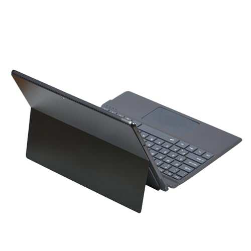 Lazmin112 Ultraflache Kabellose Tastatur in Schwarz mit Touchpad, BT5.0, Schnelles Tippen, Pro 8 X 9 Tablet-Tastatur (Ohne Bunte Hintergrundbeleuchtung (350-mAh-Akku)) von Lazmin112