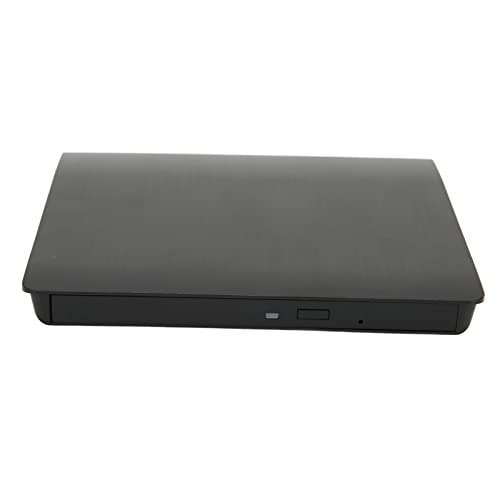 Lazmin112 Ultraflaches Externes USB3.0-DVD-Laufwerkgehäuse für Laptop-Desktop – Hochgeschwindigkeitsübertragung, Plug-and-Play, Kompatibel mitund (BLACK) von Lazmin112