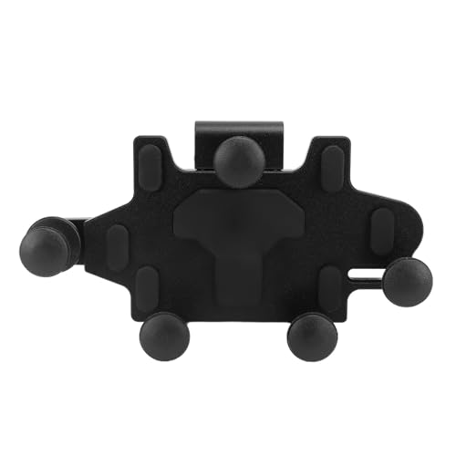 Motorrad Telefonhalterung, Aluminiumaluminium, das Aluminium die Stabile Motorrad -Telefonschwellung für Elektrofahrrad Absorbiert (Black) von Lazmin112