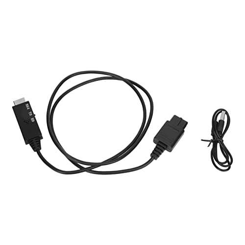 N64-zu-HDMI-Konverter, HDMI-Adapter-Verbindungskabel, Unterstützung für N64/für SNES/für NGC/für SFC zu HDMI, Plug and Play, für Spielekonsole, N64-Zubehör N64-zu-HDMI-Konverter, HDMI-Adapter-Verbindungskabel, Unterstützung für N64/für SNES/für NGC/für SFC zu HDMI, Plug and Play, für Spielekonsole, N64-Zubehör von Lazmin112