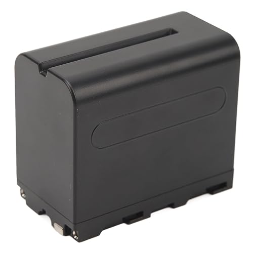 NP F970 Akku, 7200 MAh Volldecodierungs-Lithium-Akku, Unterstützt Schnelles Aufladen, für MC2500C 1500C Kamera-Video-Camcorder, Fülllichtmonitor von Lazmin112