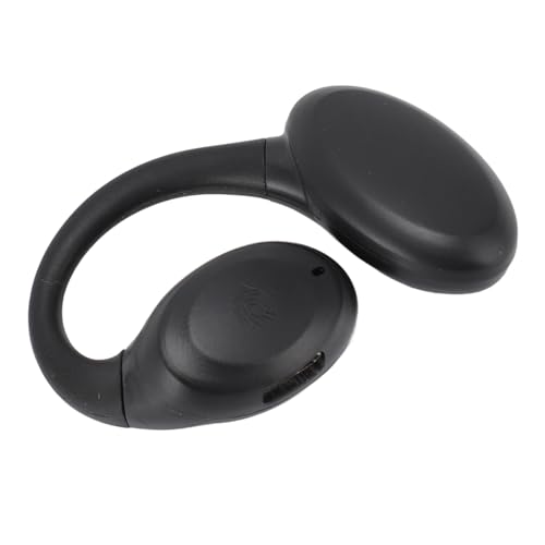 Open-Ear-Kopfhörer, Kabellose BT V5.3-Ohrhörer mit Membran-Lautsprechereinheit, Tragbare GD06-monaurale On-Ear-Ohrhörer Zum Laufen und Gehen (Black) von Lazmin112