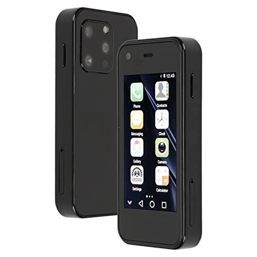 SOYES XS13 Telefon, 2,5 Zoll Kleines -Smartphone, 1 GB RAM 8 GB ROM 5 MP,6.0, Dual-SIM GPS 3G, mit ABS-Material, für Familienfreunde (Black) von Lazmin112