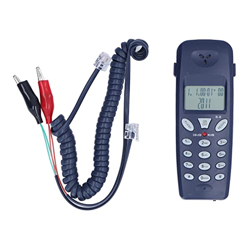 Schnurgebundenes Telefon, FSK, DTMF-Anrufer-ID, Kabelgebundenes Festnetztelefon, mit Wahlwiederholungspausenfunktion, Datums- und Tagesanzeige in Echtzeit, für den Heim- und von Lazmin112
