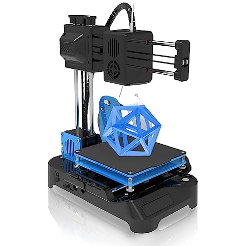 Small-3D-Drucker, FDM-3D-Drucker mit Automatischer Bettnivellierung, Hochpräziser Kleiner Drucker für Anfänger, 4 X 4 X 4 Zoll Druckgröße, TPU PLA 1,75 Mm, 230 ℃ Hohe Temperatur von Lazmin112