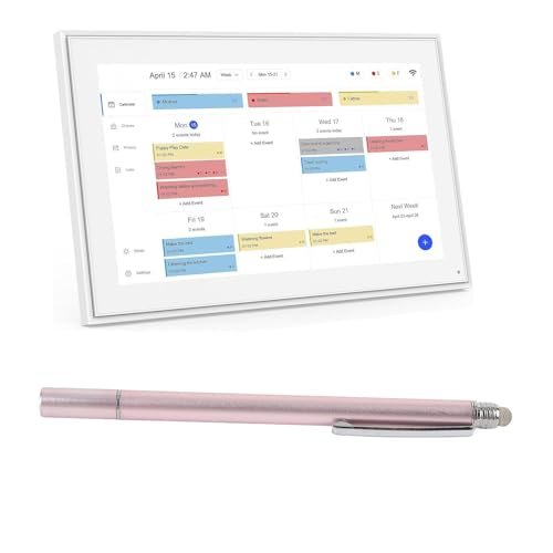 Stiftstift, Hochempfindlicher Touchscreen -Stift für Kalender, Tragbarer Ersatzschreibstift mit Professioneller Stabilität, 2 in 1 Dual -TIPP (Light Red) von Lazmin112