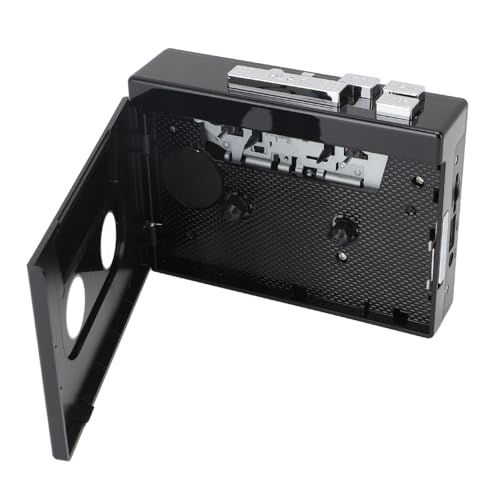 Tragbarer Kassettenkleber, Auto Reverse Dual Channel Cassette Player Recorder ABS -LED -Indikatoren für Innenräume (A) von Lazmin112