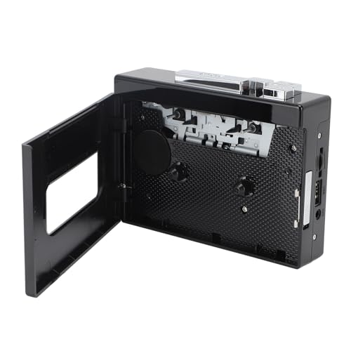 Tragbarer Kassettenkleber, Auto Reverse Dual Channel Cassette Player Recorder ABS -LED -Indikatoren für Innenräume (B) von Lazmin112
