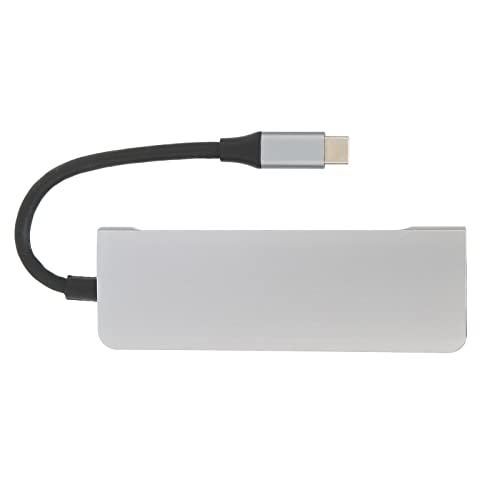 USB C Hub, 5Gbps Geschwindigkeit 5 In1 Multi Port Type C auf und 3 X USB3.0 und PD Splitter, Gute Wärmeableitung, für Smartphones, Beamer, Tablets, Monitore, Laptops von Lazmin112