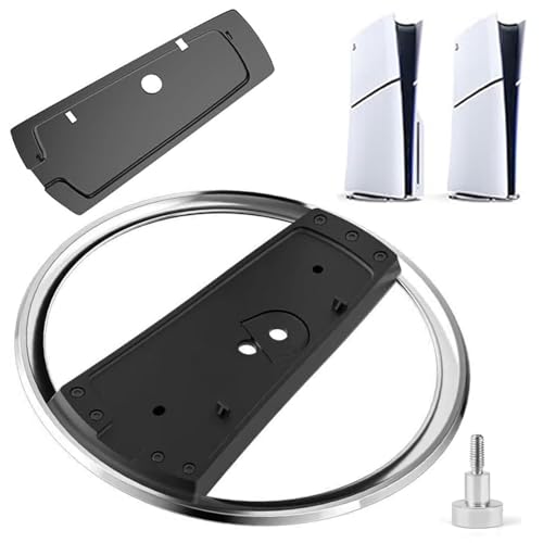 PS5 Standfuß für PS5 / PS5 Slim / PS5 Pro(Disc & Digital Universal), Ps5 slim standfuß, Ps5 pro standfuß, Ps5 zubehör, Robuste und stabile Unterstützung für Ihre Playstation 5 Konsole(Schwarz) von Lazulithic