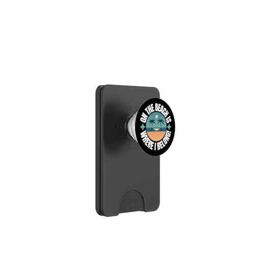 The Beach Is Where I Belong! Lustige Chilling-Hängematte PopSockets PopWallet für MagSafe The Beach Is Where I Belong! Lustige Chilling-Hängematte PopSockets PopWallet für MagSafe von Lazy And Chilled Hammocking Apparel