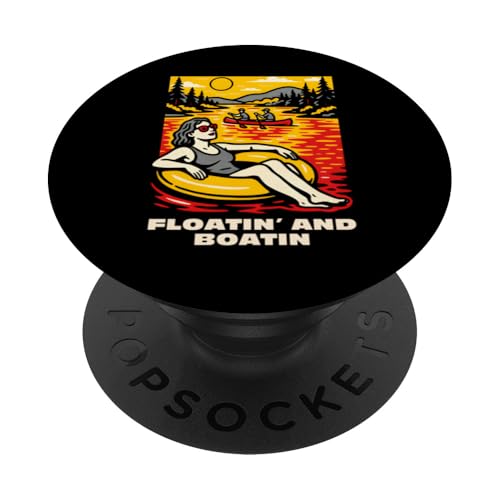 Floating-Ausflug Floatin' and Boatin' Women's River PopSockets Klebender PopGrip Floating-Ausflug Floatin' and Boatin' Women's River PopSockets Klebender PopGrip von Lazy River Float Trips - River Tubing Accessories