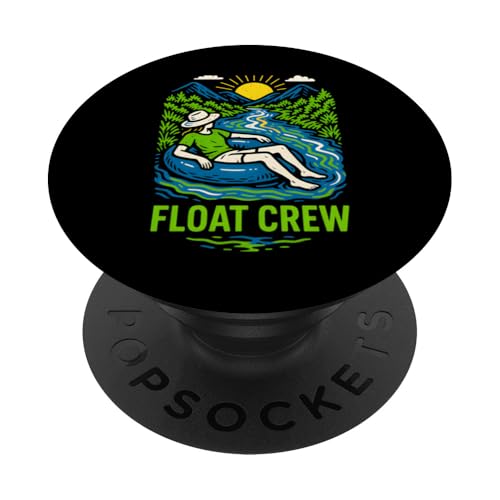 River Float Trip Float Crew Vintage Damen Sommer PopSockets Klebender PopGrip River Float Trip Float Crew Vintage Damen Sommer PopSockets Klebender PopGrip von Lazy River Float Trips - River Tubing Accessories