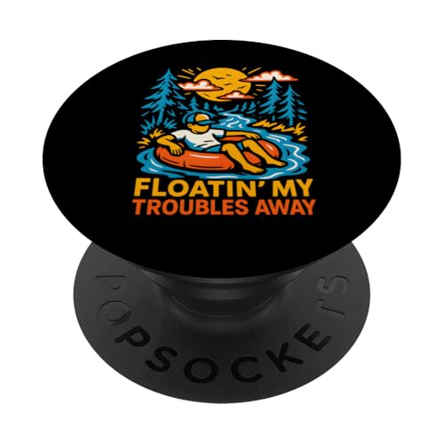 River Float Trip Floatin' My Troubles Away Vintage Damen PopSockets Klebender PopGrip River Float Trip Floatin' My Troubles Away Vintage Damen PopSockets Klebender PopGrip von Lazy River Float Trips - River Tubing Accessories