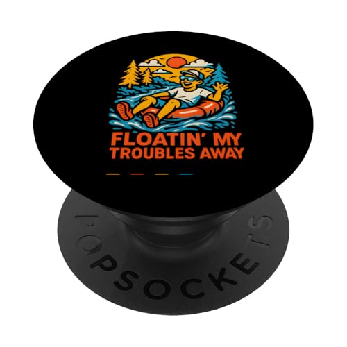 River Float Trip Floatin' My Troubles Away Vintage Damen PopSockets Klebender PopGrip River Float Trip Floatin' My Troubles Away Vintage Damen PopSockets Klebender PopGrip von Lazy River Float Trips - River Tubing Accessories