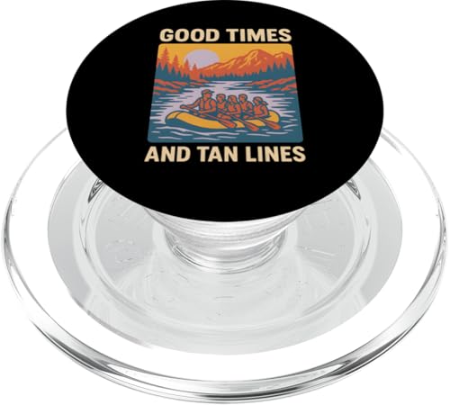 River Float Trip Good Times Damen Sommer-Top PopSockets PopGrip für MagSafe River Float Trip Good Times Damen Sommer-Top PopSockets PopGrip für MagSafe von Lazy River Float Trips - River Tubing Accessories
