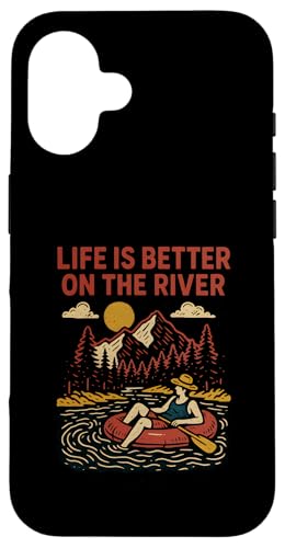 River Float Trip Life is Better Vintage Damen Sommer Hülle für iPhone 16 River Float Trip Life is Better Vintage Damen Sommer Hülle für iPhone 16 von Lazy River Float Trips - River Tubing Accessories