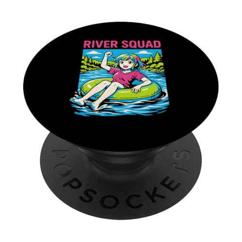 River Float Trip Squad Vintage Damen Sommer PopSockets Klebender PopGrip River Float Trip Squad Vintage Damen Sommer PopSockets Klebender PopGrip von Lazy River Float Trips - River Tubing Accessories