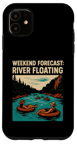 River Float Trip Wochenendvorhersage Modern Women's River Hülle für iPhone 11 River Float Trip Wochenendvorhersage Modern Women's River Hülle für iPhone 11 von Lazy River Float Trips - River Tubing Accessories