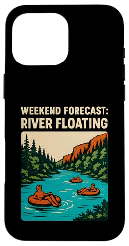 River Float Trip Wochenendvorhersage Modern Women's River Hülle für iPhone 16 Pro Max River Float Trip Wochenendvorhersage Modern Women's River Hülle für iPhone 16 Pro Max von Lazy River Float Trips - River Tubing Accessories