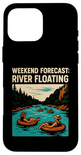 River Float Trip Wochenendvorhersage Modern Women's River Hülle für iPhone 16 Pro Max River Float Trip Wochenendvorhersage Modern Women's River Hülle für iPhone 16 Pro Max von Lazy River Float Trips - River Tubing Accessories