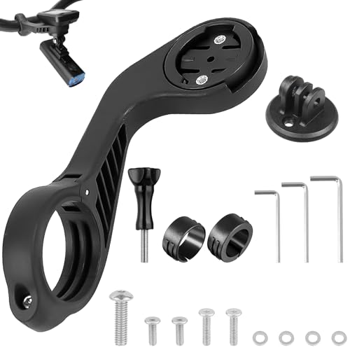 Fahrrad Halterung für Garmin Edge 530 540 520 510 500 200 130 20 25 800 810 820 830 810 1000 1040 1030 Plus iGPSPORT GPS Fahrradcomputer Halterung Lenkerhalterung 13.5CM Länger Fahrradhalterung von LbsAMP