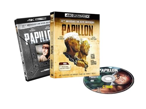 Papillon 4k ultra hd [Blu-ray] [FR Import] von Lcj Editions & Productions