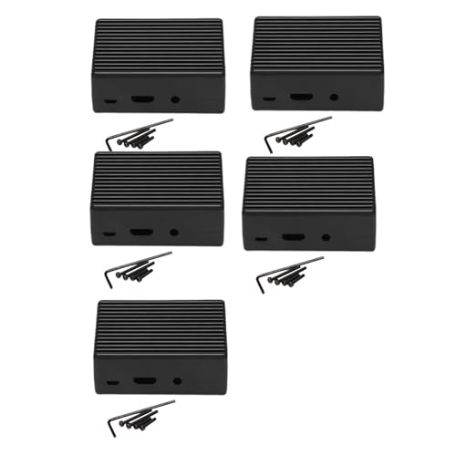 Lckiioy 5X 3 Modell B Aluminium Legierungs GehäUse Passive KüHl Schale Metall GehäUse WäRme Ableitung für 3B / 3B + von Lckiioy