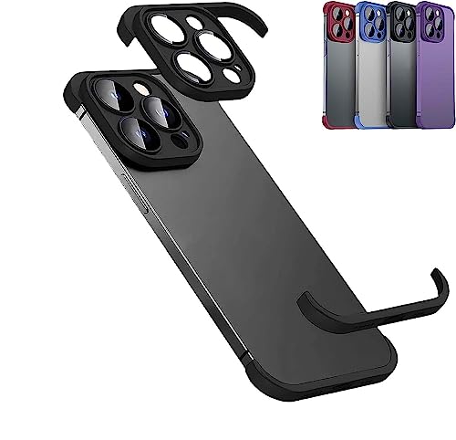 Lcmei Randlose, viereckige, stoßfeste Hülle für iPhone 14 13 Pro Max mit Kameraobjektivschutz, luxuriöses Eckpolster, weiches Silikon, Kantenschutz, dünne, leichte Hülle, Stoßstangenabdeckung Lcmei Randlose, viereckige, stoßfeste Hülle für iPhone 14 13 Pro Max mit Kameraobjektivschutz, luxuriöses Eckpolster, weiches Silikon, Kantenschutz, dünne, leichte Hülle, Stoßstangenabdeckung von Lcmei