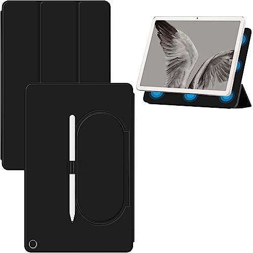 Ultradünne, Faltbare Rückseite aus Leder für Google Pixel Tablet-Hülle 11 Zoll, leichte, weiche TPU-Schutzhülle mit stoßfestem Stand, sturzsicher und mit automatischer Sleep/Wake-Funktion (Black) Ultradünne, Faltbare Rückseite aus Leder für Google Pixel Tablet-Hülle 11 Zoll, leichte, weiche TPU-Schutzhülle mit stoßfestem Stand, sturzsicher und mit automatischer Sleep/Wake-Funktion (Black) von Lcmei
