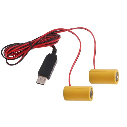 1 5 V LR14 C Virtuelle Batterie Netzteil Adapter Kabel Batterie Eliminatoren Für Remote Schreibtischlampen Spielzeuggasherd von Ldabrye