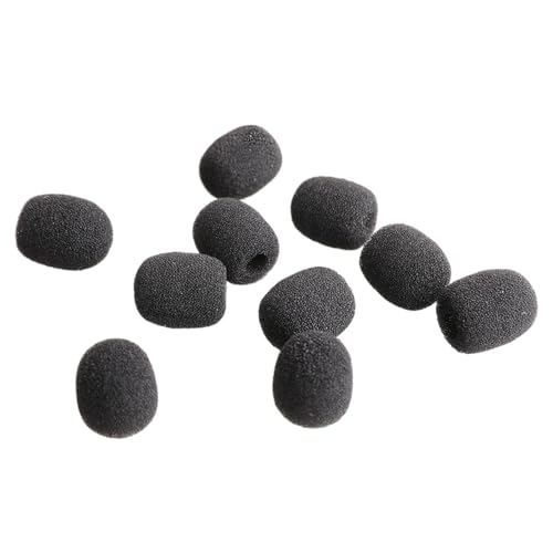 100 Pcs Mikrofone Schaumabdeckung Mikrofone Windschutzmikrofone Filterschaumstufe Gerät Innen Freien Für K9 von Ldabrye