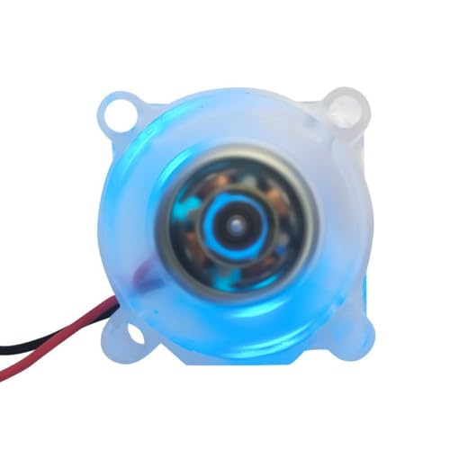 2Pin Kühler Lüfter 5/9/12 V Kühllüfter Clear Shell Für 3D Drucker Bürstenlose Kühlventilatoren Mit LED Licht 13000 U/min Niedriges Geräusch von Ldabrye