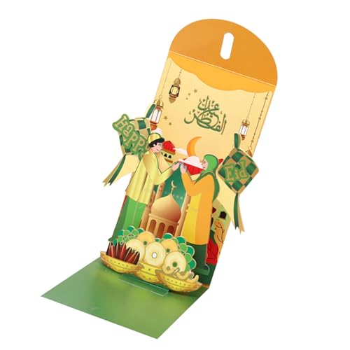 3D-Briefumschläge aus Papier, symbolisieren Reichtum, Geldpaket, Grußkarte, Papier, Hongbao, stilvolle Ramadan-Dekoration 3D-Briefumschläge aus Papier, symbolisieren Reichtum, Geldpaket, Grußkarte, Papier, Hongbao, stilvolle Ramadan-Dekoration von Ldabrye