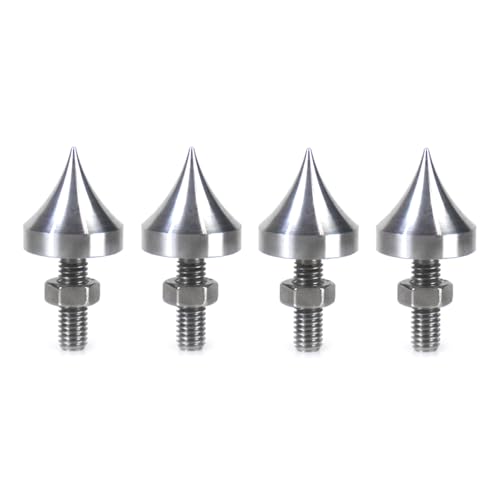 4 x Musikbox Resonanzfüße Spikes Edelstahl HiFi Stoßdämpfende Pucks für Hörgeräte 4 x Musikbox Resonanzfüße Spikes Edelstahl HiFi Stoßdämpfende Pucks für Hörgeräte von Ldabrye