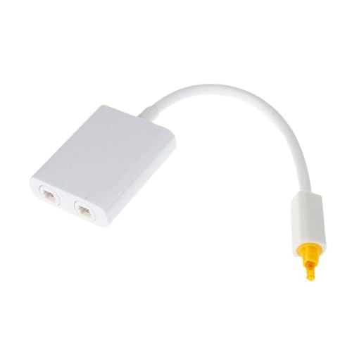 Digitaler Faser Optischer Splitter 1 In 2 Out Sound Adapter Compatible Distributor Kabel Für Verstärker HDTV von Ldabrye