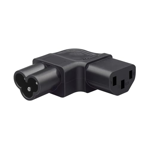IEC320 Bis C13 Conversion Plug Adapter Nach Links Abgewinkelt Auf 3 Stecker Männchen Bis Weiblicher Adapter Für Die Elektronik IEC320 Bis C13 Conversion Plug Adapter Nach Links Abgewinkelt Auf 3 Stecker Männchen Bis Weiblicher Adapter Für Die Elektronik von Ldabrye
