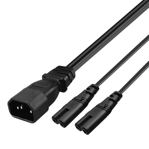 IEC320 C14 Bis Double IEC320C7 Stromkabelkabel 0 32 M/12 6 Zoll PVC IEC320C7 Bis C14 PULG Adapterkabel Für Notebook IEC320 C14 Bis Double IEC320C7 Stromkabelkabel 0 32 M/12 6 Zoll PVC IEC320C7 Bis C14 PULG Adapterkabel Für Notebook von Ldabrye
