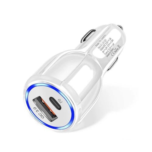 Kfz-Ladestation mit USB C & 1 x USB Doppelanschluss 30 W Schnellladeadapter für 12 V-32 V Auto LKW Bus Kfz-Ladestation mit USB C & 1 x USB Doppelanschluss 30 W Schnellladeadapter für 12 V-32 V Auto LKW Bus von Ldabrye