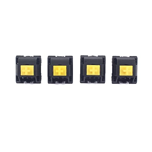 Ldabrye 4 gelbe Tastaturschalter für mechanische X-Gaming-Tastaturen von Ldabrye