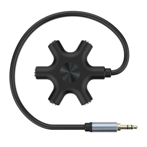 Ldabrye 5 In 1 3 5 Mm Splitter Kopfhöreradapter 1 Männlich Für 5 Weibliche Kabelsplitter 5 Wege Port Headsets Erweiterung Ldabrye 5 In 1 3 5 Mm Splitter Kopfhöreradapter 1 Männlich Für 5 Weibliche Kabelsplitter 5 Wege Port Headsets Erweiterung von Ldabrye