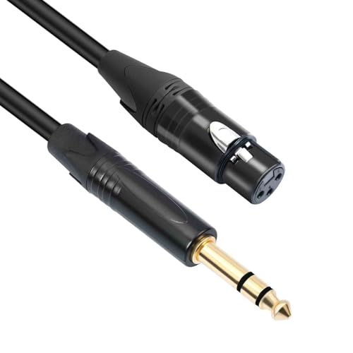 Ldabrye 6 35 Mm 1/4 Bis 3Pin 3Pin Weiblicher Auditorischer Schnittstellen Verlängerungskabel Für Mikrofone Und Lautsprecher Verbindung Ldabrye 6 35 Mm 1/4 Bis 3Pin 3Pin Weiblicher Auditorischer Schnittstellen Verlängerungskabel Für Mikrofone Und Lautsprecher Verbindung von Ldabrye