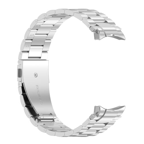 Ldabrye Dreies Perlenstahlbänder Eleganter Armbandgürtel Geeignet Für Die Uhr 7/6/5/4 Neutral Unisex Alle Anlässe Verschleiß Widerstand von Ldabrye