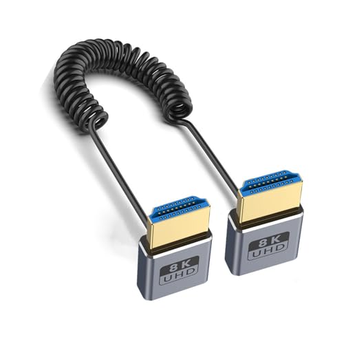 Ldabrye Dünngewickelte 8K60Hz 2.1 Videokabel 48 Gbit/S Mit Federdesign Verbessert Die Flexibilität Und Langlebigkeit 70 Cm 27 56 Zoll Ldabrye Dünngewickelte 8K60Hz 2.1 Videokabel 48 Gbit/S Mit Federdesign Verbessert Die Flexibilität Und Langlebigkeit 70 Cm 27 56 Zoll von Ldabrye